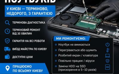 Ремонт ноутбуків у Києві — терміново, недорого, з гарантією | BitFix